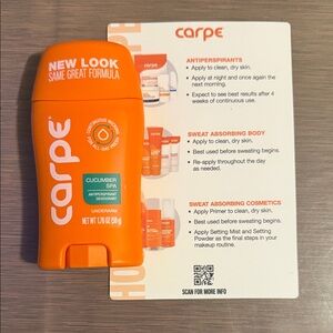 Carpe Cucumber Spa Antiperspirant Deodorant 🥒 ✨